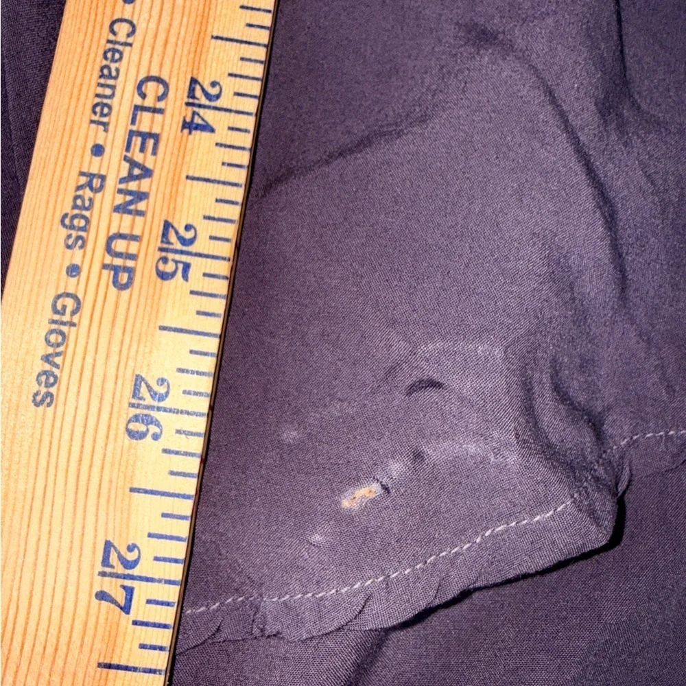 CP Shades Dark Purple Long Sleeve Tunic Top flaw - Picture 5 of 9